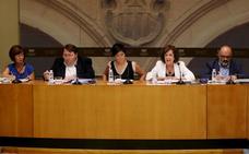 Comparecencia de Ana Santos en el Parlamento./Jonathan Herreros